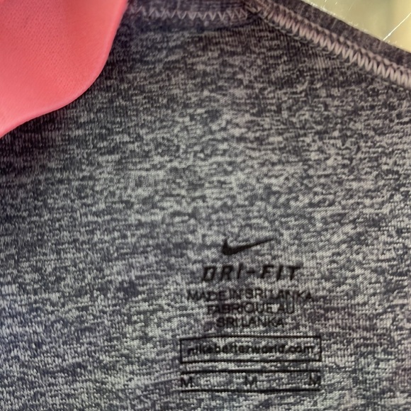 Nike, M, Dry Fit, sports bra, great quality and adorable details. Pink! EUC - Picture 4 of 7